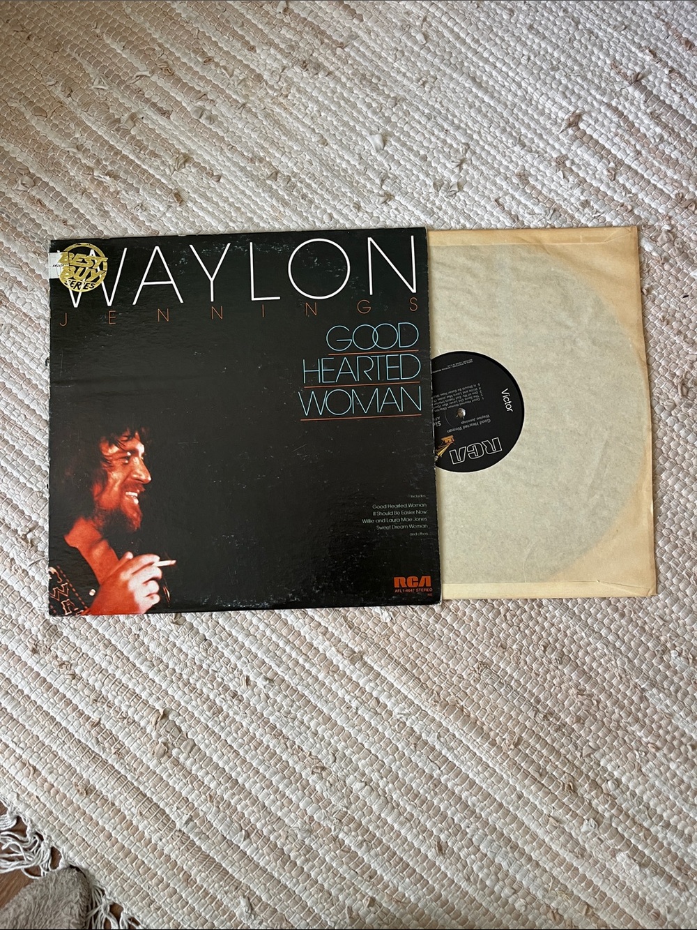 Waylon Jennings 'Good Hearted Woman' Vinyl